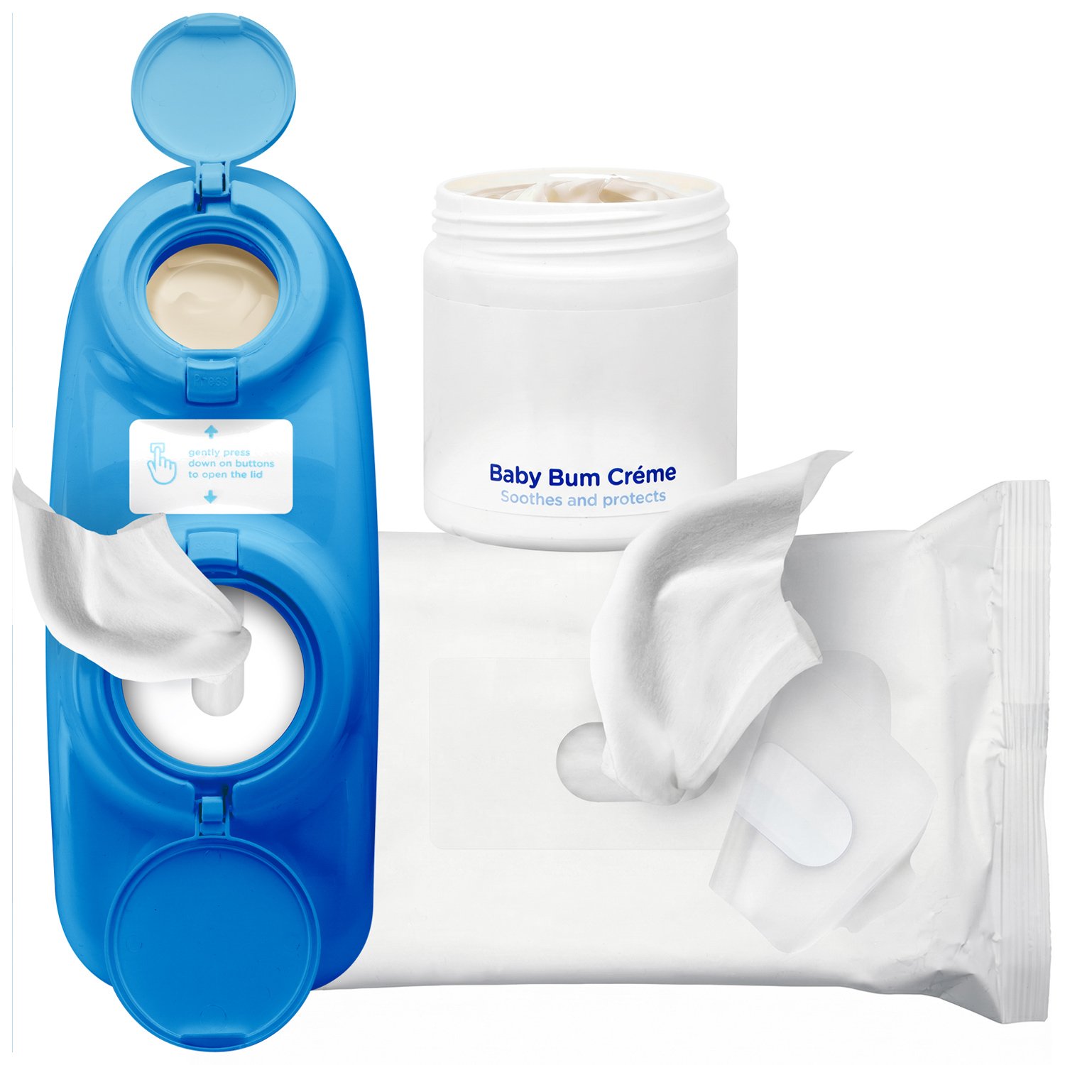 Refillable Bum Buddy Blue