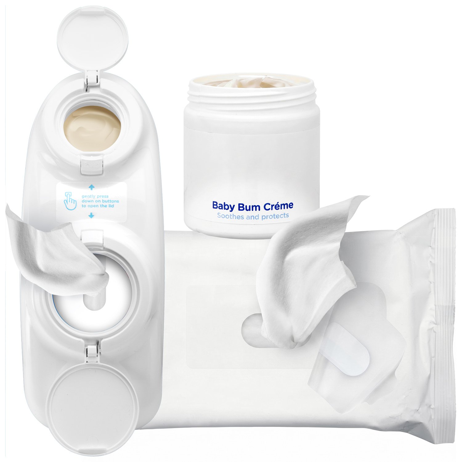 Refillable Bum Buddy White